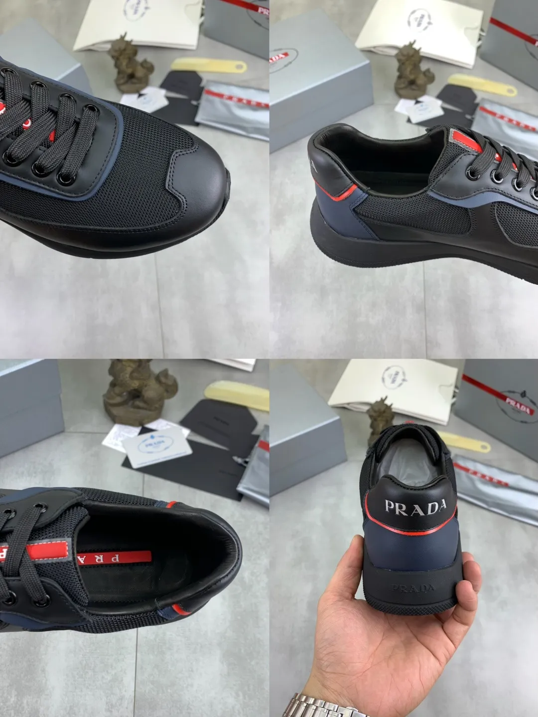 Men's men's shoes💰P580💰【New model】Top quality, new popular models on the official website, which will never go out of style for a century,🆘 The trendy brand (Prada) mainly promotes popular models, avant-garde and versatile fashionable men's shoes, private version molding, cowhide surface splicing 1:1 oil edge processing... fashionable and simple, original imported cowhide interior cowhide feet; the atmosphere and personality are more fashionable, eye-catching and pursuing class. It will subvert old ideas and be a must-have for fashionistas who want to spend time with you! Must keep it! High-end comfort, high-end quality workmanship. Size: 38-44 Various colors available. full package